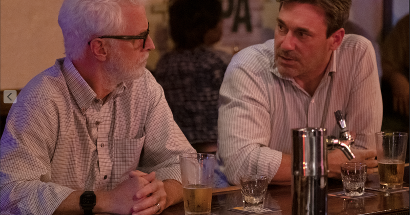 Jon Hamm steps into Chevy Chase's shoes and reunites with John Slattery in 'Confess, Fletch' first look